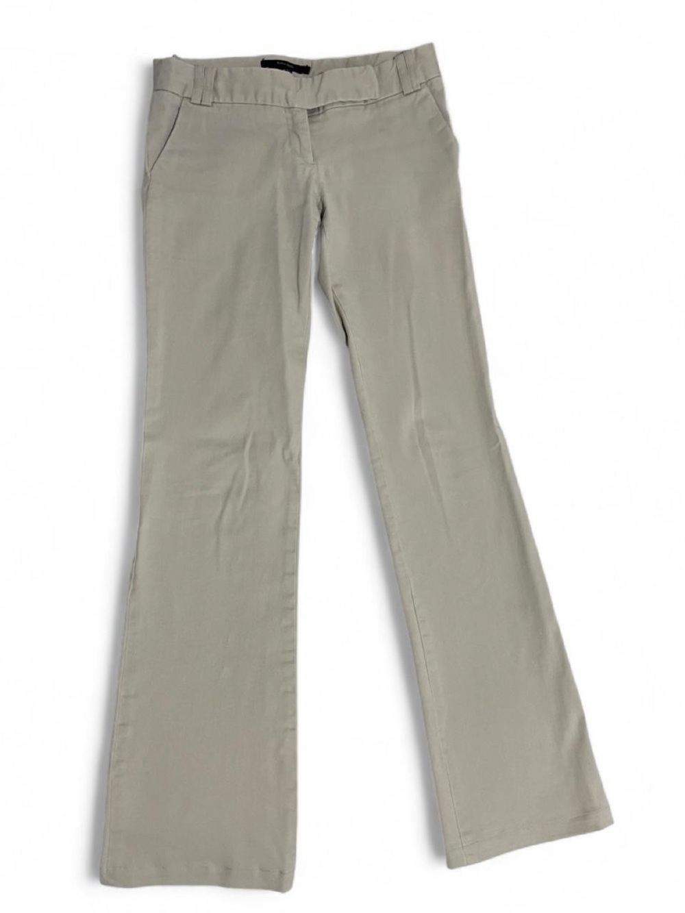 Zara Basic Beige High-Waist Trousers